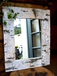 Miroir Nature Cadre En Ecorce De Bouleau Decorations Murales Par A L Origine Ecorce De Bouleau Decoration Avec Bouleau Bouleau