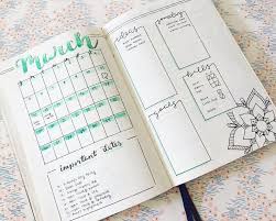 Never Too Late For A March Monthlyspread March Bullet Journal Bullet Journal Ideas Pages Bullet Journal Font