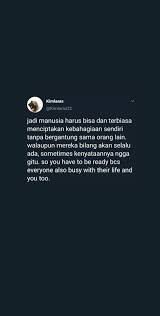 Pin Oleh Apriiparera Di Kutipan Quotes Bahasa Indonesia Ig Kimlaras 22 Di 2020 Kutipan Pelajaran Hidup Kata Kata Indah Buku Remaja