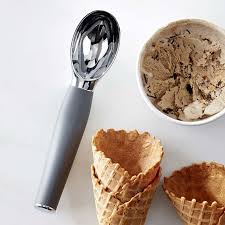 0.37 cups (about 1/3 cup) Williams Sonoma Ice Cream Scoop Williams Sonoma