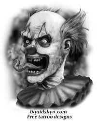 Evil Clown Tattoo Designs Free Clown Tattoo Scary Clown Drawing Evil Clown Pictures