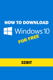 Windows 10 32 Bit Iso English Free Download In 2020 Windows 10 Windows 10 Versions Windows