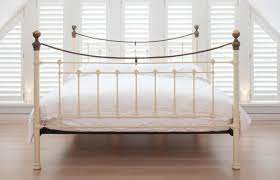 Antique brass bed full size frame w/ rails 4 pc. Evaluating Antique Metal Bed Frames Lovetoknow
