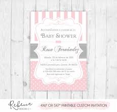 Invitacion De Ducha De Bebe Espanol Nina Baby Shower En Etsy