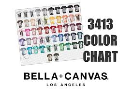 Download Bella 3413 Unisex Triblend T Shirt Color Chart 357066 Mockups Design Bundles