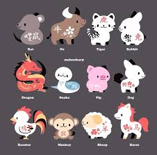 Cute Drawings Image By Emily Gould On Kawaii Cute Animal Drawings Chinese Zodiac Signs