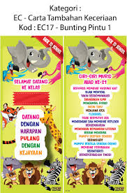 Tingkatkan ke paket premium dan dapatkan otorisasi lisensi tingkatkan sekarang. Ec17 2 Pcs Bunting Pintu Kelas Selamat Datang Ciri2 Murid Pak21