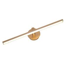 While installing the light, you do not have to worry about drilling the wall because this light's installation complies with the us electric code. Amazon Com Melucee 22w Led Vanity Lights For Mirror Satin Brass 24inch 2700k 1500lm Warm White Makeup Light Long Led Vanity Lights Led Vanity Vanity Lighting