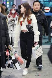 Blackpink Rose Airport Fashion Official Korean Fashion Blackpink Fashion Kpop Outfits Fashion