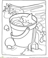 Sand Pail Worksheet Education Com Summer Coloring Pages Summer Coloring Sheets Coloring Pages
