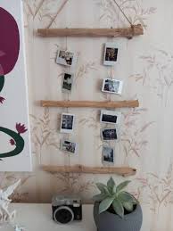 Boho Photo Display Driftwood Wall Decor Boho Bedroom Decor Baby Shower Gift Baby Shower Decor Nursery Wall Decor In 2020 Boho Bedroom Decor Boho Bedroom Photo Displays
