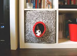 Casa Tesla Crochet Crochet House For A Cat Ikea Hack Expedit Crochet Cat Bed Cat Bed Pattern Crochet Cat