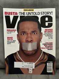 VIBE MAGAZINE JUNE 2006 BUSTA RHYMES COVER THE UNTOLD STORY