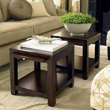 Sold as a single table. Bunching Cube Coffee Table With Satin Nickel Hardware Cube Coffee Table Coffee Table Small Coffee Table