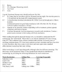 Physical Therapy Charting Notes Bedowntowndaytona Com