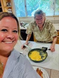 How lucky are we that our Grandad made us breakfast this morning?! He's  just the cutest… and also this young man will be 103