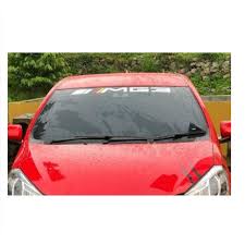 As car windscreen stickers, they're more likely to be seen by vehicles in front of you who may read them with their rear view mirror. Sticker Windscreen Myvi 2018 Mg3 70 5cm 130cm Shopee Malaysia