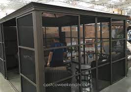 Sunjoy screen house 12 ft. Conner Screen Room 12 X 14 Costco Weekender