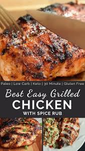 Easy Grilled Chicken Recipe With Homemade Spice Rub So Good Recipe Grilled Chicken Recipes Easy Chicken Recipes Healthy Chicken Recipes