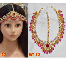 Headpiece india hiasan dahi wedding aksesoris pengantin mahkota bindi. Mt 52 53 Promo Mathapati Hiasan Rambut Pengantin India Shopee Indonesia