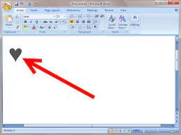 How To Type A Heart Symbol In Windows Word Symbols Heart Symbol Symbols