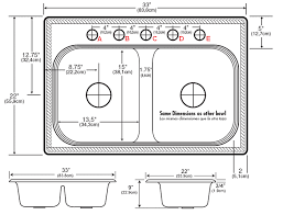 Whichever kind of faucet you want to install, including a commercial kitchen faucet, a touchless kitchen faucet or any other, there are a few key measurements that you need to understand when choosing. Double Bowl Kitchen Sinks Porcelain Looks With Cast Iron Strength