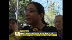 Alcalde de Girón denunciado por presunto sobreprecio en eventos