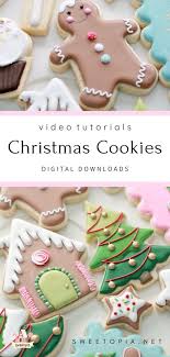 For this technique, outline and flood the cookie with whatever color icing you prefer. Digital Download Christmas Cookies In 2020 Christmas Cookies Christmas Food Treats Christmas Sweets