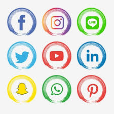 Social Media Icons Set Logo Vector Illustrator Social Icons Logo Icons Media Icons Png And Vector With Transparent Background For Free Download Social Media Icons Social Media Icons Free Social Icons