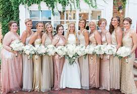Bridesmaids Hairstyle Ideas If You Are The Bride That Is Super Stressed About This We Have P Mismatched Bridesmaid Dresses Bridesmaid Brides And Bridesmaids