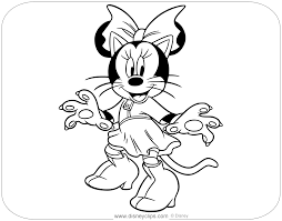 Mickey mouse in the pumpkin costume; Disney Halloween Coloring Pages 3 Disneyclips Com Coloring Home