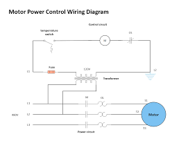 Having the wires backward will cause problems. Free Editable Motor Power Control Wiring Diagram Edrawmax In 2021 Wiring Diagram Diagram Electrical Wiring Diagram