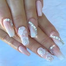 Gorgeous Wedding Nail Art Ideas For Brides01 Wedding Nails Bridal Nails Designs Bride Nails