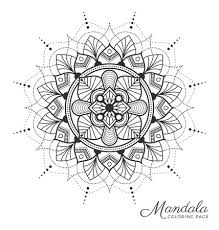 Add some more beauty to the page by adding on the appropriate colors and also creating a great background. Mandala Decorative Ornament Design For Adult Coloring Page Greeting Card Invitation Tattoo Yoga And Spa Symbol Illustration Tasmeemme Com