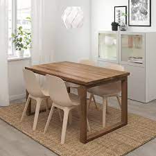 morbylanga モールビロンガ odger オドゲル テーブル チェア4脚 ブラウン ホワイト ベージュ ikea 家具のアイデア 金属テーブル ダイニングルームの家具
