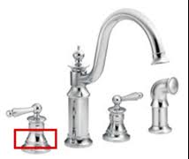 A handle leak can puddle onto the base plate (escutcheon) making it appear to be a leak at the base of the faucet. Two Handle Kitchen Faucets Without Escutcheon Moen Solutions
