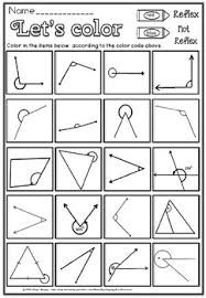 An angles larger than a straight angle but less than 1 turn (between 180° and 360°) is called a reflex angle. Reflex Angle Assessment By Silviya V Murphy Teachers Pay Teachers