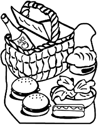 Picnic basket printable coloring page. Picnic Coloring Page Crayola Com