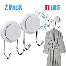2 Pack Gancio A Ventosa Del Vuoto Doppio Gancio Della Par Https Www Amazon It Dp B07jzj52h2 Ref Cm Sw R Pi Dp U X Qifqc Ganci Porta Asciugamani Accappatoi