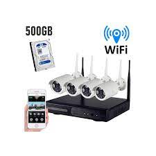 3g sicurezza telecamera, jpstker telecamera di sorveglianza con video live/visione. Kit Videosorveglianza Wifi 4 Telecamere Hd 500gb Dvr