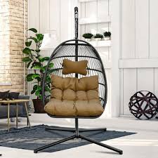 Rattan Swing Chair Outdoor Indoor Wicker Tear Drop Hanging Chair Include Stand And Brown Chair Pad Mat Cushion Sale Banggood Com Arrival Notice Read below for our 12 favorite hanging chairs that you'll never want to leave.
