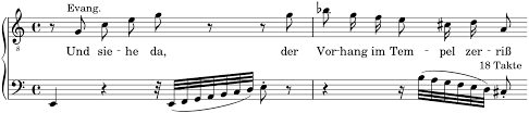 Provided to youtube by the orchard enterprises markus passion, bwv 247: File Bwv 244 Incipit Nr 73 Und Siehe Da Svg Wikipedia