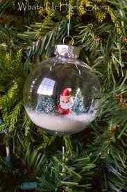 Snow Globe Ornament Whats Ur Home Story Globe Ornament Christmas Ornaments Diy Christmas Ornaments