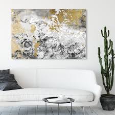 Maybe you would like to learn more about one of these? Oliver Gal Silver And Gold Camellias Abstract Wall Art Canvas Print Gray Gold Overstock 28417028