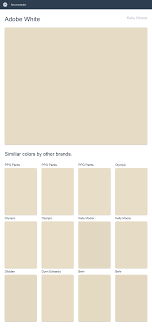 Here are a few snaps to give you an idea. Adobe White Kelly Moore Click The Image To See Similiar Colors By Other Brands House Paint Exterior Kelly Moore Paint Glidden Paint