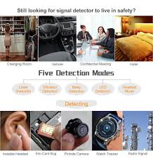 This wireless camera finder can accurately detect the position of hidden cameras, bugs and gps tracking within a few minutes via the. Enhanced Version Anti Spy Camera Bug Rf Signal Detector Dooreemee Wireless Hidden Camera Gps Tracker Higher