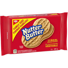 Put a small dab of melted peanut butter on one side of a nutter butter bite. Nutter Butter Cookies Family Size Walmart Canada