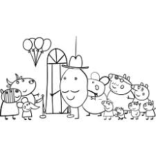 The peppa pig family can be also seen as sea monsters and doctors. Top 35 Free Printable Peppa Pig Coloring Pages Online