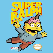 Super Ralph Bros The Simpsons Ralph Wiggum Simpsons Drawings Simpsons Meme