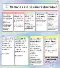 Semana de la Justicia Restaurativa